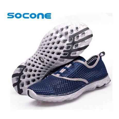 Socone Summer Running Shoes for Men Women Fasion Sneakers 2016 Mesh Breathable Sport Shoes Men Beach Water Shoes Womens Trainers