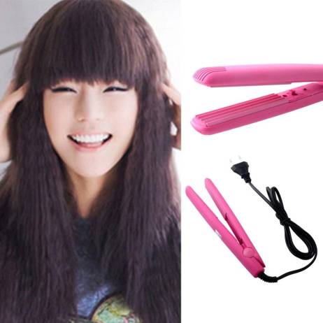 Professional Women Styler Curling Iron Hair Curler Thermostatic Ceramic Hair Iron Wand Pink