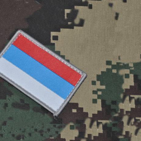 One Piece Russia National Flag Russian Embroidery 3D Badge Patch Morale Military Armband Velcro Backside Tactical Patches