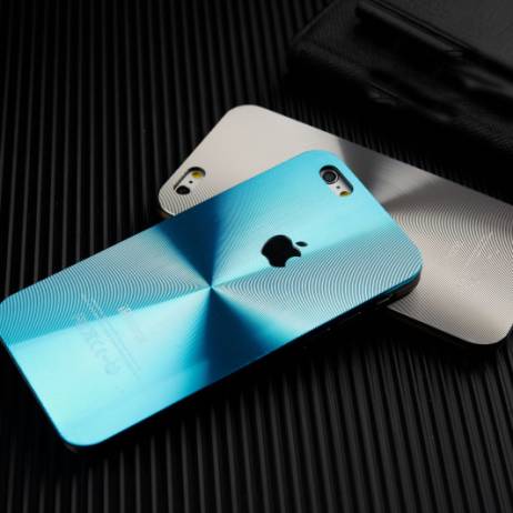 For iPone 5/5S/6/6s 0.3MM Ultrathin Brushed Full Aluminum Hard Case for iPhone 5 5S 6 6s Luxury Metal Mesh Back Cover K473