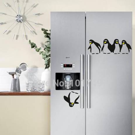 New Design funny kitchen fridge sticker , fridge decals dining room kitchen decorative wall stickers