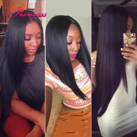 Grade 7A Peruvian Virgin Hair Straight 100% Virgin Peruvian Straight hair 3 bundles Rosa Hair Products Peruvian Human Hair Weave