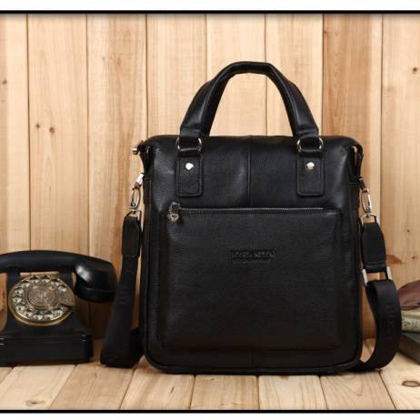 BOSTANTEN 100% GENUINE LEATHER Real cowhide Shoulder men's bag business messenger briefcase Handbag Tote Laptop Purse