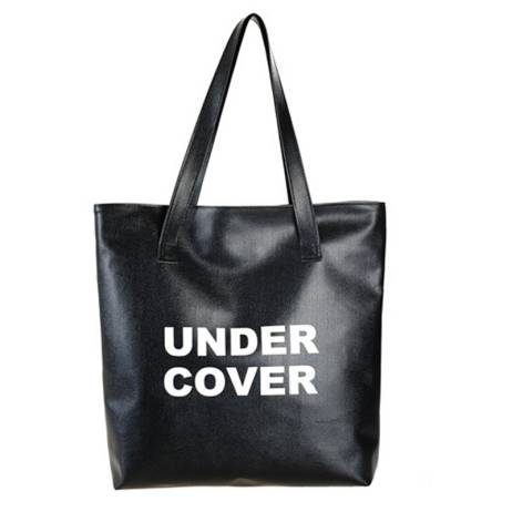 2016 Fashion Design Big Handbags Women Letters Print Shoulder Bags Tote High Quality PU Handbag