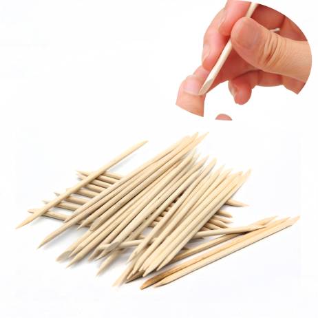 2016 Hot 20 X New Design Nail Art Design Orange Wood Stick Cuticle Pusher Remover Manicure Care Nail Sticker Polish Gel Remover
