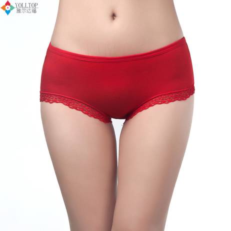 women lace briefs Pure color Low waist sexy Panties underwear Bamboo fiber breathable antibacterial underwear wholesale