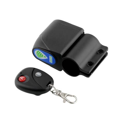 Lock Bicycle Cycling Bike Security Wireless Remote Control Vibration Alarm Super Loud Anti-theft Black Free shipping