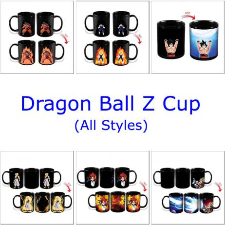 Heat Sensitive Mug Dragon Ball Coffee Cup, 2015 New Cartoon Color Changing Mug, Bpa Free Taza Dragon Ball Z Cup With Handles