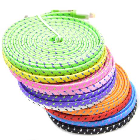 1M/2M/3M Colorful USB Data Sync Charger Cable Micro USB Data Sync Charger Cable Cord Wire For iPhone 5 5s 6 6Plus