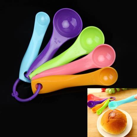Free shipping hot sale 5PC Kitchen Colourworks Measuring Cup And Spoon Baking Utensil Set Kit SG