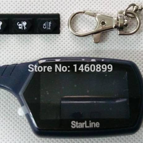 Starline B9 Case Keychain /B9 Key Chain Cover for 2 Way Car Alarm System Starline B9 B6 A91 A61 LCD Remote Controller Keychain