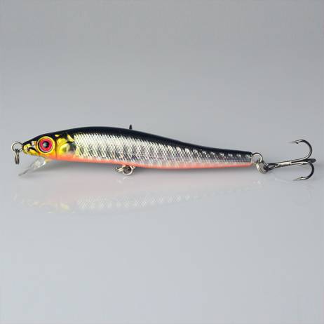 Sealurer Brand New Minnow Fishing Lures 8CM 5.7G 8# Hooks Fish Minnow Lure Tackle Hard Bait Pesca Wobbler Artificial Swim bait