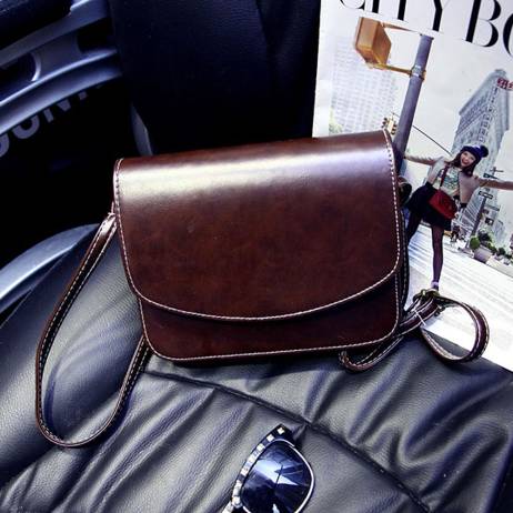 Women's Vintage Crossbody Solid Good Selling Chic Mini Messenger Shoulder Bags Multicolor Stylish Adjustable Strap