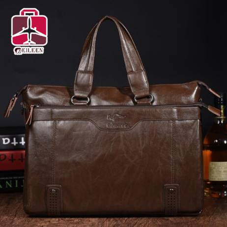 Men bag 100% genuine leather bag 2016 new famous brands high quality men messenger bags laptop bag vintage fashion dollar price