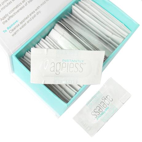 50 Sachets Jeunesse Instantly Ageless Anti-Aging Anti Wrinkle Eye Cream Argireline Face Lift Serum Fast Effective Eye Bag Remove
