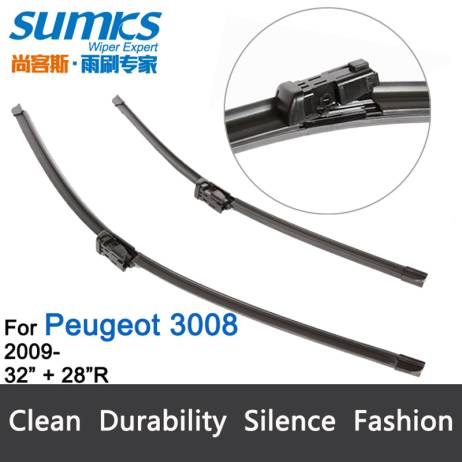 Wiper blades for Peugeot 3008 (2009 onwards), 32