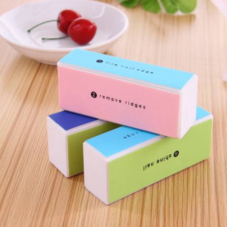 LULAA Nail Buffer And Files Block Four Sizes Nail Art Tool Manicure Device Tool UV Gel Polisher Nail Files Polish Tool