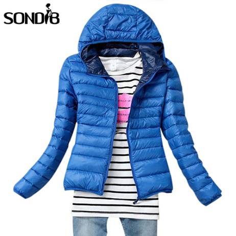 5 Color 2015 New Winter Jacket Women Outerwear Slim Hooded Down Jacket Woman Warm Down Coat padded