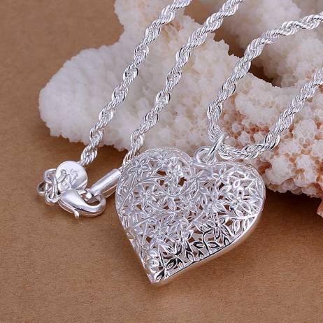 Free Shipping Silver Jewelry Pendant Fine Fashion Cute Sand Flower silver plated Necklace Pendants Top Quality CP218