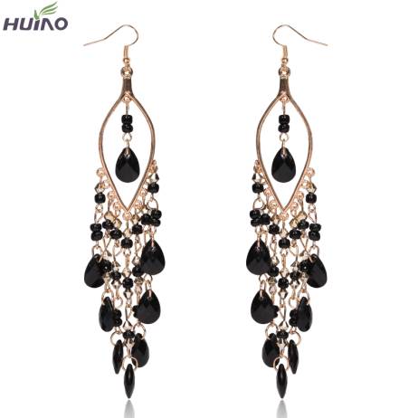 Earings Promotion Direct Selling Women Brincos Sterling Jewelry 2015 Newest Arrival Peacock Shape Long Tassel Drop Earrings