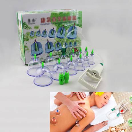 12 Pcs 1 Set Relaxation Convenient Traditional Chinese TCM vacuum Cupping Device Safe No Side-Effect