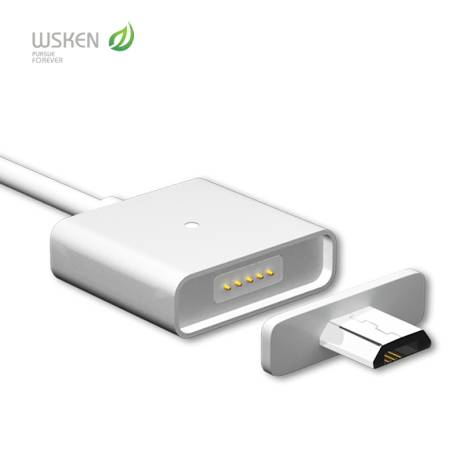 Original Wsken Micro USB charger cable For Android Universal Magnetic cable For SAMSUNG HUAWEI HTC ZTE XiaoMi high speed