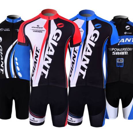 Giant Cycling Jersey Pro Team Short Sleeve Bicycle Clothing Bike Sportswear Cycling Clothing Unisex Breathable Quick Dry
