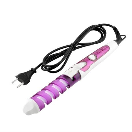 New Useful Hair Salon Spiral Ceramic Curling Iron Hair Curler DIY styler automatic hair curler Travel free shipping