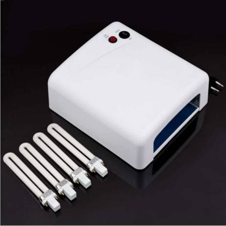 36W EU Plug UV Lamp for Nails 120 Sec Timer Nail Dryer Lights Lamp 110v-240v Professional Gel Nail Dryer Light Nail Art tools