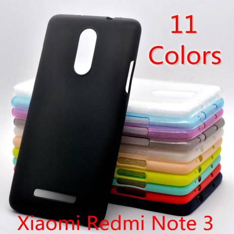 Phone Case for Xiaomi Redmi Note 3 (5.5 inch) Ultra Slim Fit 0.5mm Soft Transparent & Matte TPU Cover for Redmi Note 3