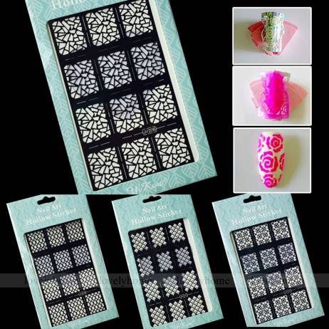 New Arrival 2 Way Stamping Tool Nail Art Template Stickers Stamp Stencil Guide Multiple Function Tips
