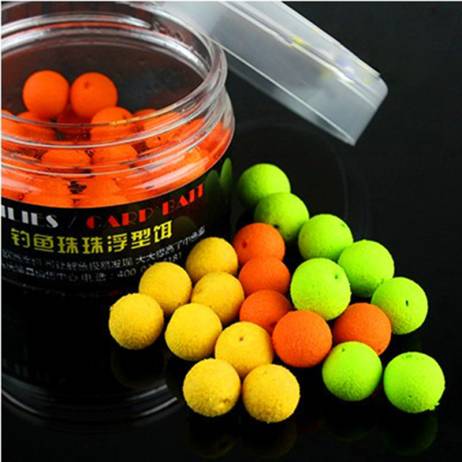 50pcs/box Boilies Carp Bait Floating Fishing Lure 8mm Corn Flavor Artificial Baits Carp Fishing Accessories Fish Beads Feeder