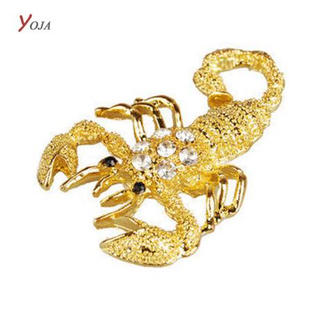 Hot Sale Car Styling Decoration Accessories 3D Stereo Metal Funny Stickers Personality Animal Car Sticker Silver/Gold CT-4006