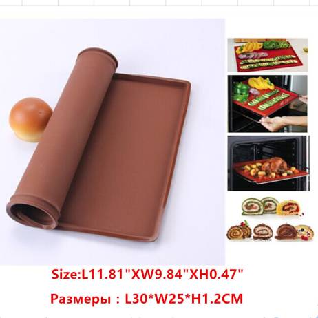 Nonstick baking pastry tools silicone baking rug mat,kitchen accessories silicone mold swiss roll mat pad baking tools for cakes