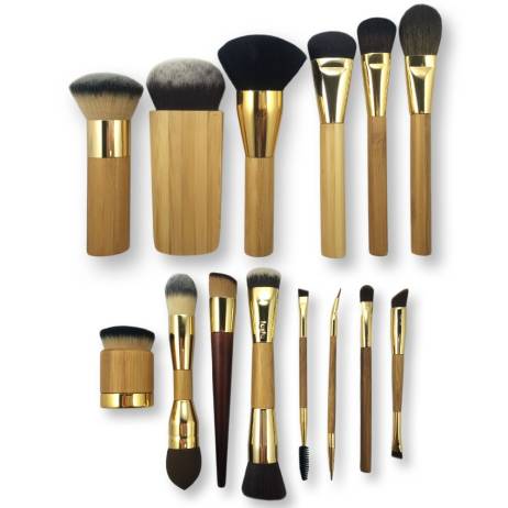 2016 new brush the buffer airbrush finish bamboo foundation powder makeup brushes cosmetic tools kabuki kit pinceis maquiagem