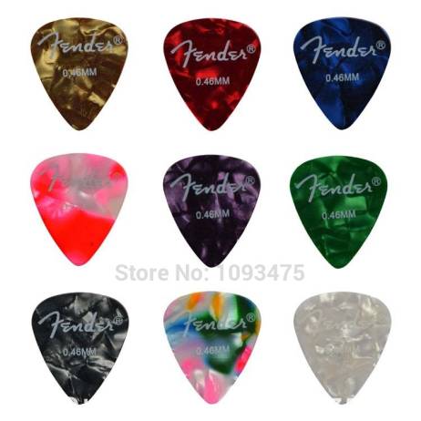 Free Shipping FD High Quality 10pcs/lot 0.46mm New Acoustic Guitar Picks Celluloid wholesale
