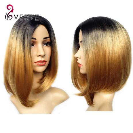 ombre synthetic wigs cheap short blonde wigs synthetic sexy female short haircut wigs Nice natural looking women wigs cosplay