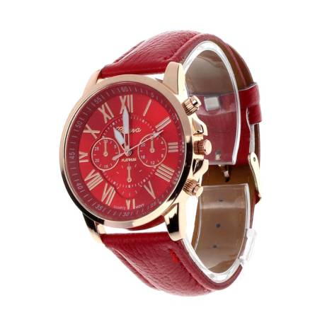 Excellent Quality Watches Women Dress Fashion Leather Geneva Rome Digital Wristwatch Men Quartz Watch Personality Casual Relogio