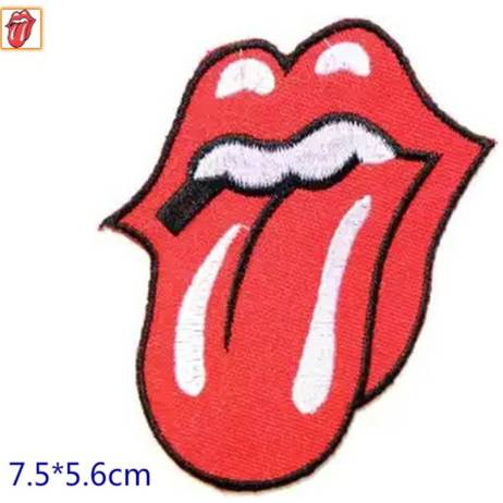 2015 Rolling Stone Tongue Heavy Metal Rockabilly Rock Punk Music Band Logo jacket T-shirt Patch Iron on Embroidered music patch