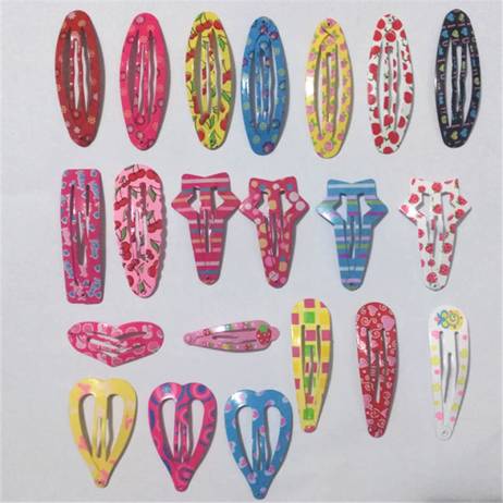 Girls Hairpins Kids Hair Accessories Cute Bow Hairpin Flower 50Pcs/Lot Hair Clip Droplet Baby Headband Princess Headwear Gift