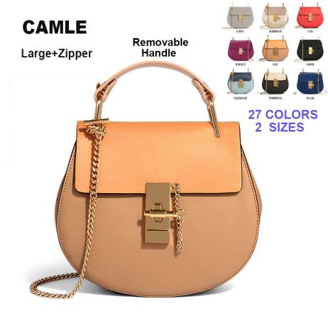 2016 New Fashion Brand Design Women's Genuine Leather Small Chain Cloe Bag Female Real Leather Shoulder Messenger Bag Drew Bag