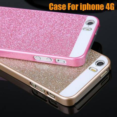 Free New Fashion Simple mobile phone cases PC Material Case Cover shell For Iphone 4 4S 4G Hard case covers SJ010701