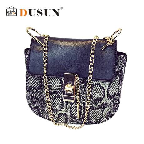 2016 Brand Small Women Crossbody bag Ladies Chain Shoulder bags High quality Serpentine Designer Women leather messenger Bag sac
