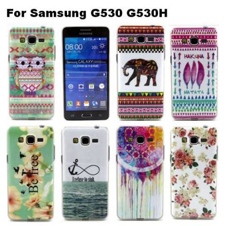 Cute Owl Pattern Design TPU Soft Case For Samsung Galaxy Grand Prime G530 G530H G5308W G531 G531H G5309W G5306W Back Cover Cases