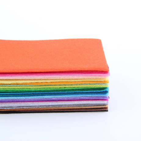 100% Polyester Felt Fabric Nonwoven Mixed Colors Patchwork Women DIY Craft Sewing Toy Home Decoration 40PCS/lot 10*15CM J-10D