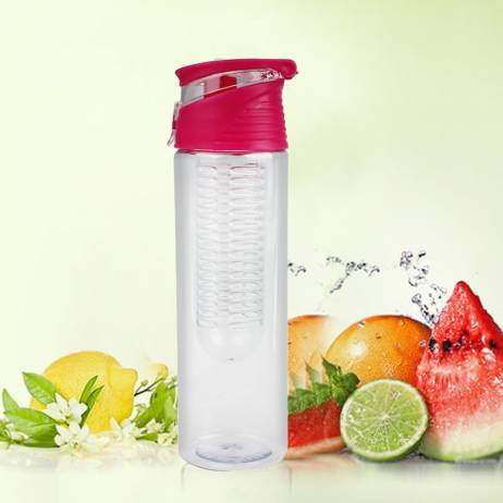 800ML Fruit Infusing Infuser Water Sports Lemon Juice Bottle Flip Lid Suitable kitchen table Camping travel outdoor application