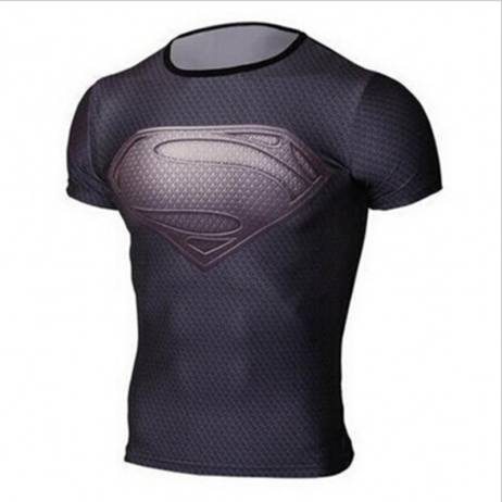 TOP sale Mens Boys Compression Armour Base Layer Short Sleeve Thermal Under Top Tee Shirt New Sports T shirt Fitness T-shirt