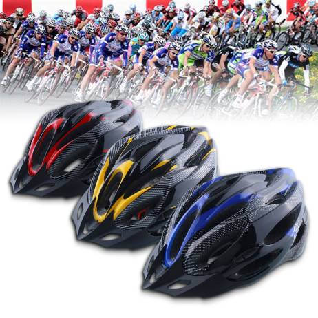 Cycling Helmet Adjustable Bicycle Bike Safety Unisex Shockproof ultralight with Visor Red/Yellow/Blue