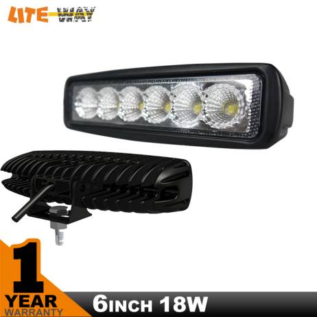6INCH 18W MINI LED BAR 12V LED WORK LIGHT SPOT FLOOD FOG LAMP FOR OFF ROAD BOAT TRUCK ATV 4x4 LED DRIVING LIGHT