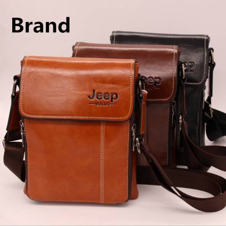 Leather brand LOGO new men shoulder bag, fashion designer casual multifunction bags free shipping
